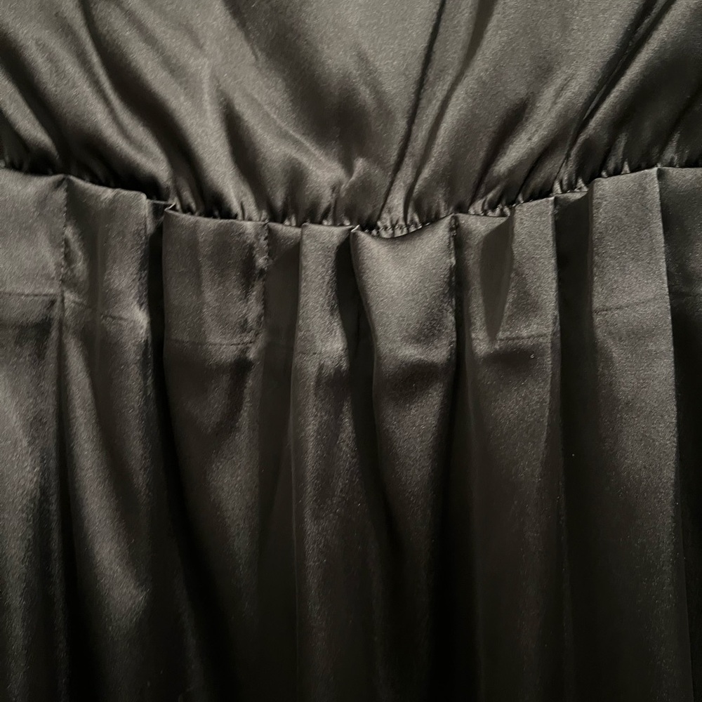 Gretchen Scott Designs Satin Black Dress - Picture 11 of 13